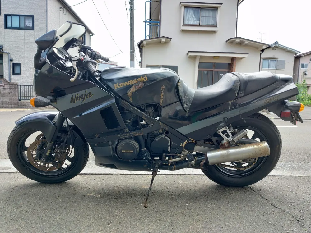 Kawasaki FX400R 1987, чёрный, фото 2