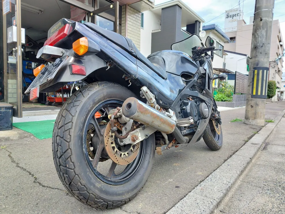 Kawasaki FX400R 1987, чёрный, фото 4