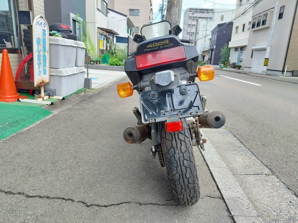Kawasaki FX400R 1987, чёрный, фото 5