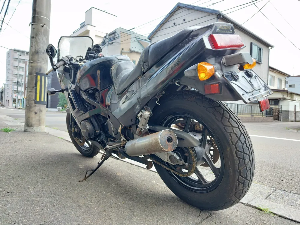 Kawasaki FX400R 1987, чёрный, фото 6