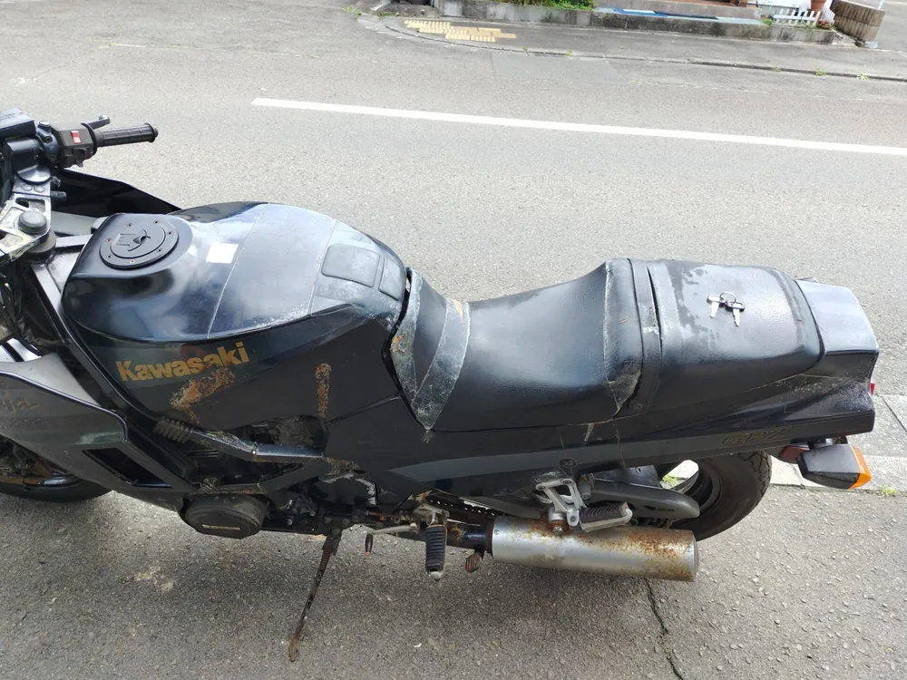 Kawasaki FX400R 1987, чёрный, фото 9