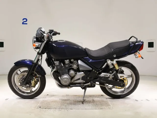 Kawasaki Zephyr 400 1989, navy blue, фото 2