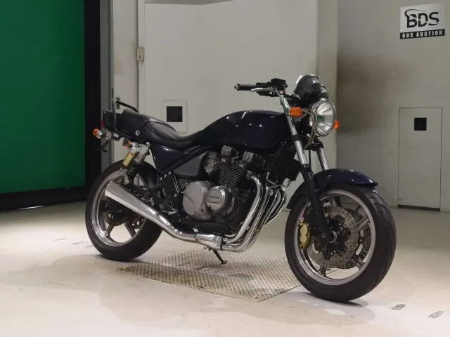 Kawasaki Zephyr 400 1989, navy blue, фото 3