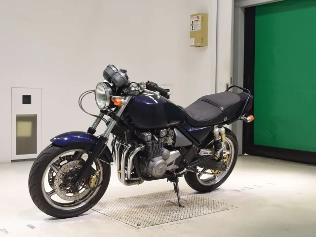 Kawasaki Zephyr 400 1989, navy blue, фото 4