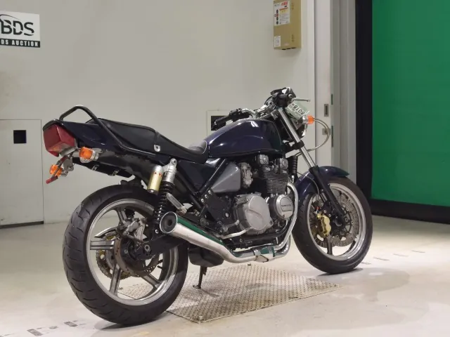 Kawasaki Zephyr 400 1989, navy blue, фото 5