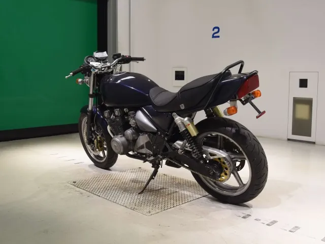 Kawasaki Zephyr 400 1989, navy blue, фото 6