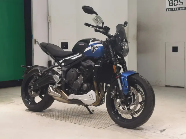 Triumph Trident 660 2025, black | blue, фото 3