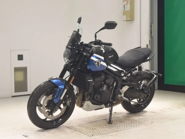 Triumph Trident 660 2025, black | blue, фото 4