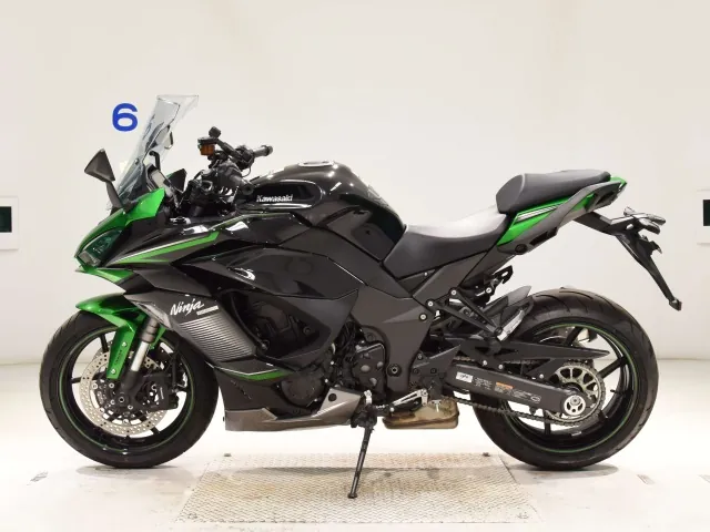 Kawasaki NINJA1000SX 2024, black | green, фото 2
