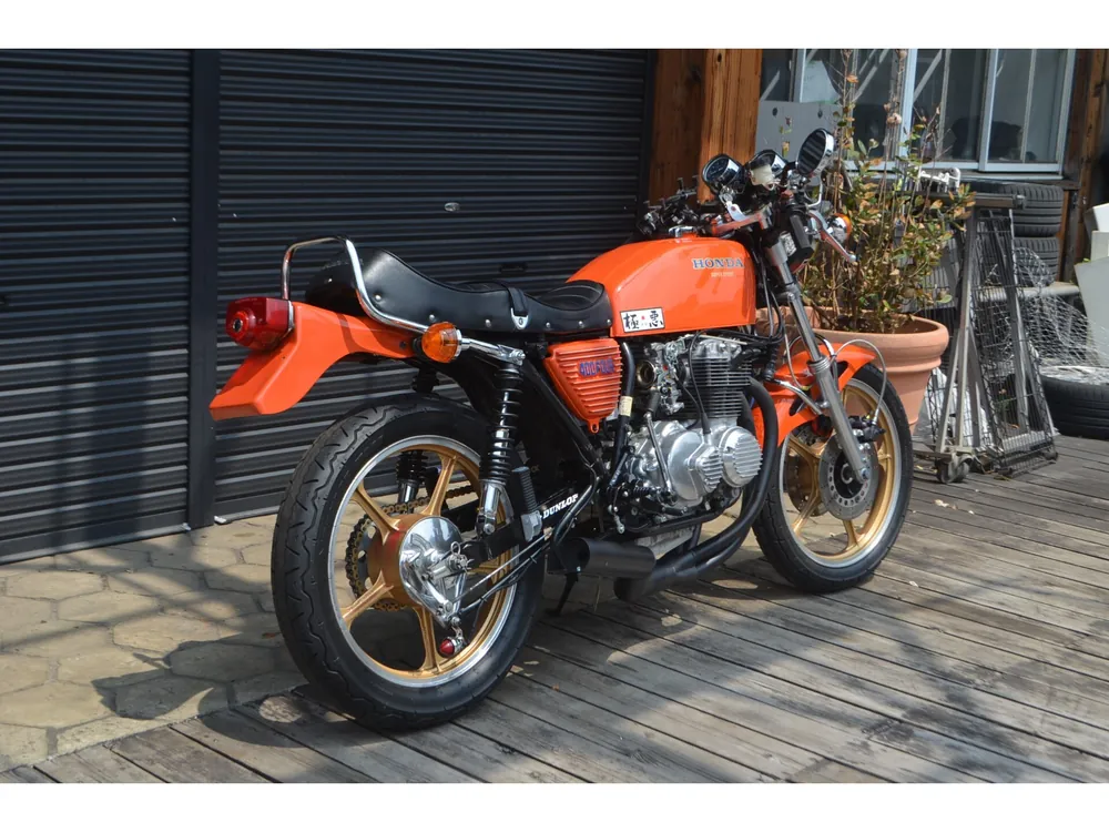 Honda CB400 1976, оранжевый, фото 3