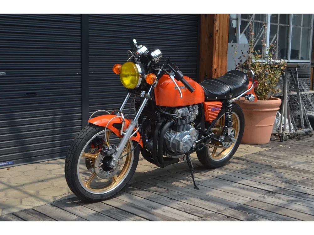 Honda CB400 1976, оранжевый, фото 4
