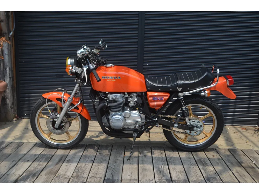 Honda CB400 1976, оранжевый, фото 5