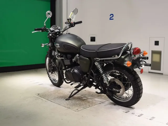 Triumph Scrambler 2009, зелёный, фото 6
