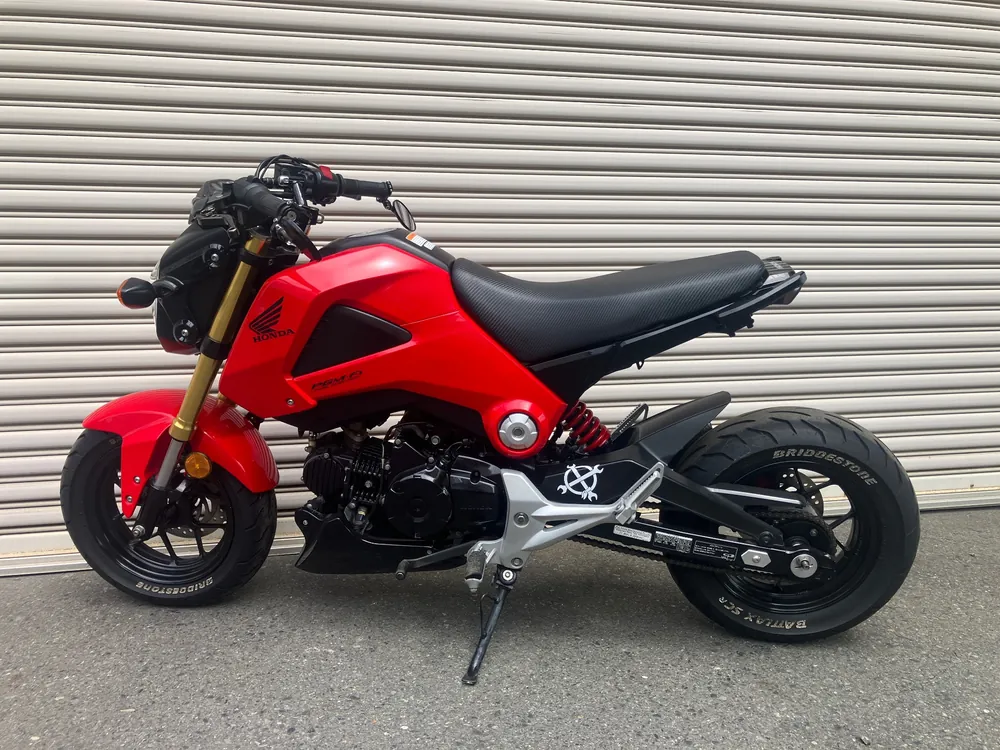 Honda Grom, красный, фото 2