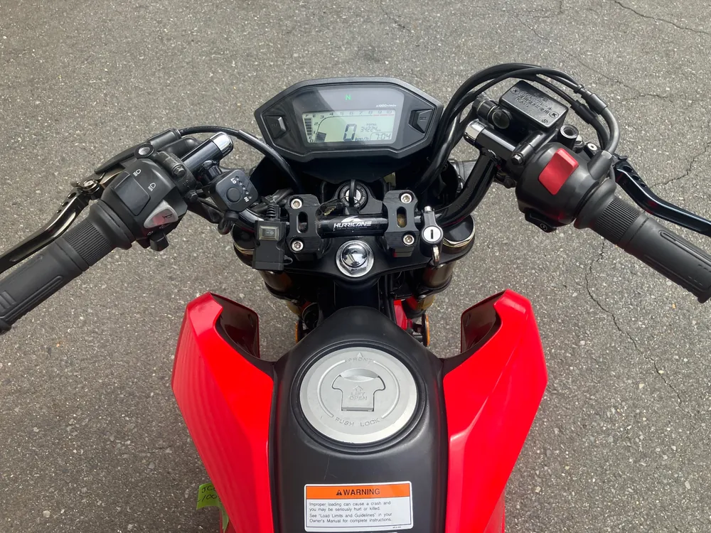 Honda Grom, красный, фото 4