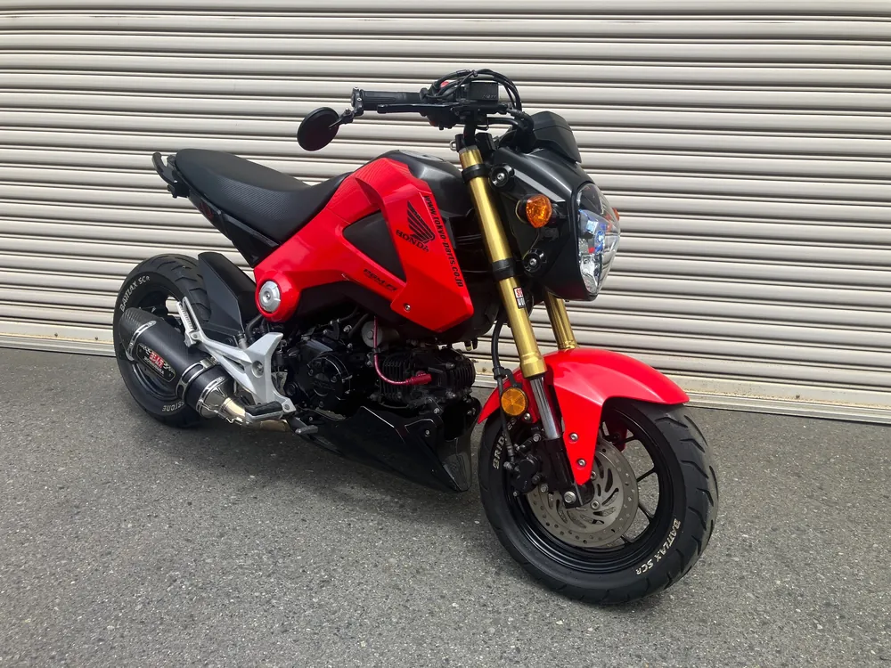 Honda Grom, красный, фото 6
