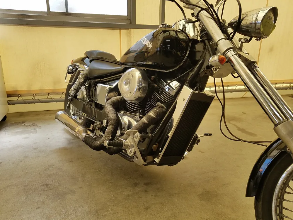 Honda Shadow Slasher 2000, чёрный, фото 7