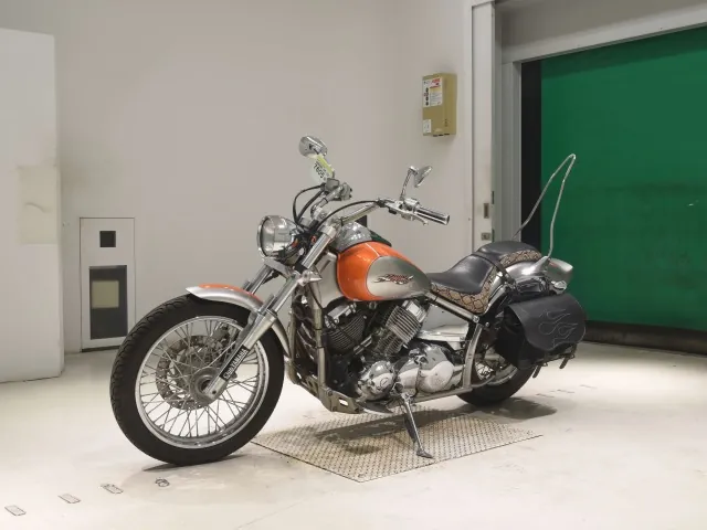 Yamaha Drag Star 400 Classic 2005, оранжевый, фото 4