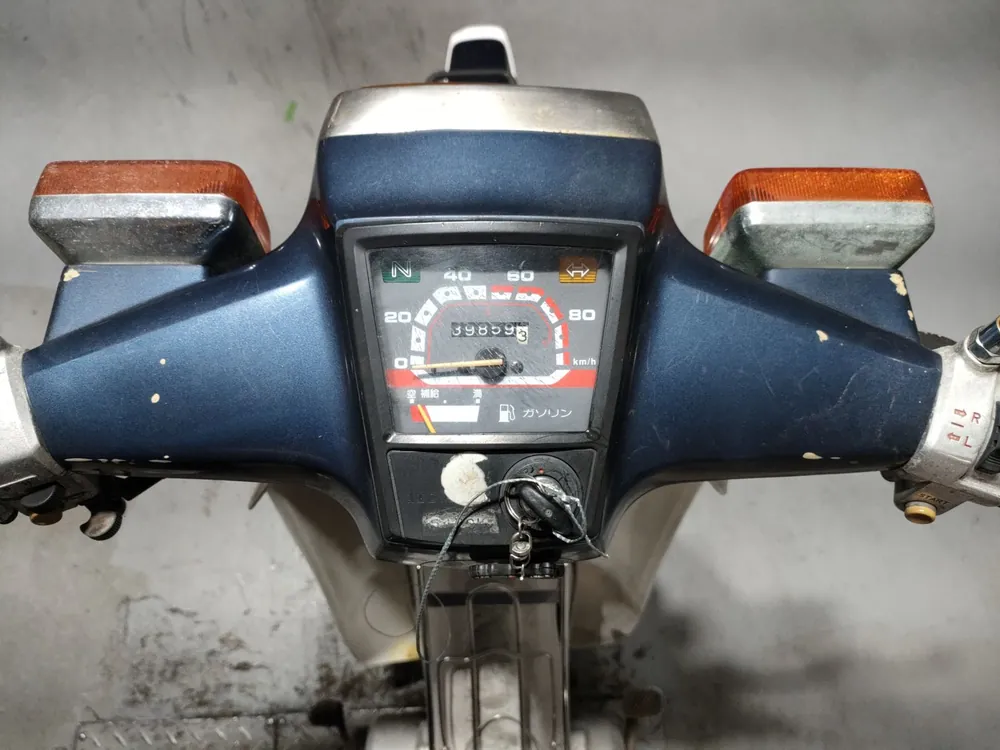 Honda Super Cub, синий, фото 5