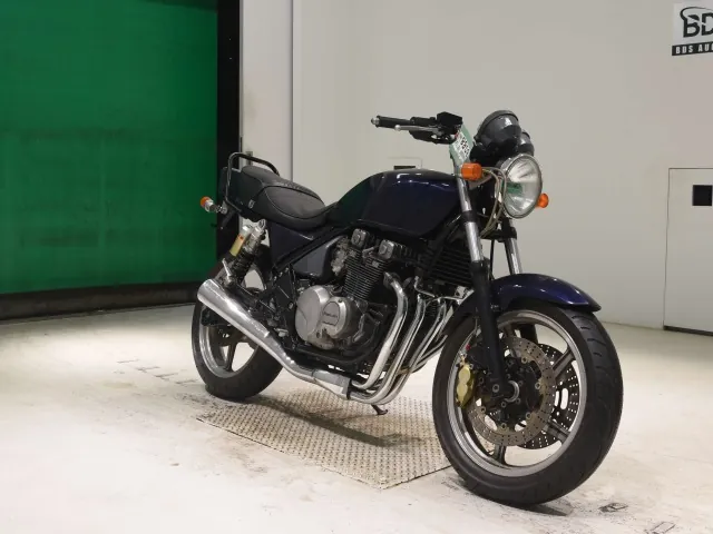 Kawasaki Zephyr 400 1989, navy blue, фото 3