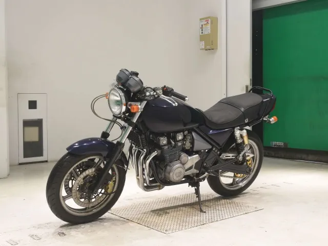 Kawasaki Zephyr 400 1989, navy blue, фото 4