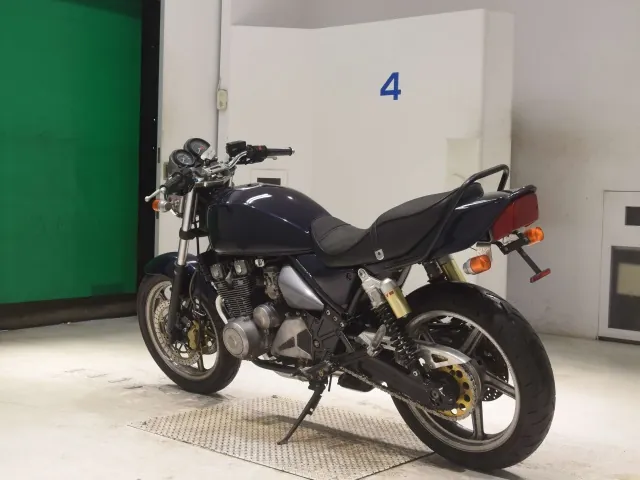 Kawasaki Zephyr 400 1989, navy blue, фото 6