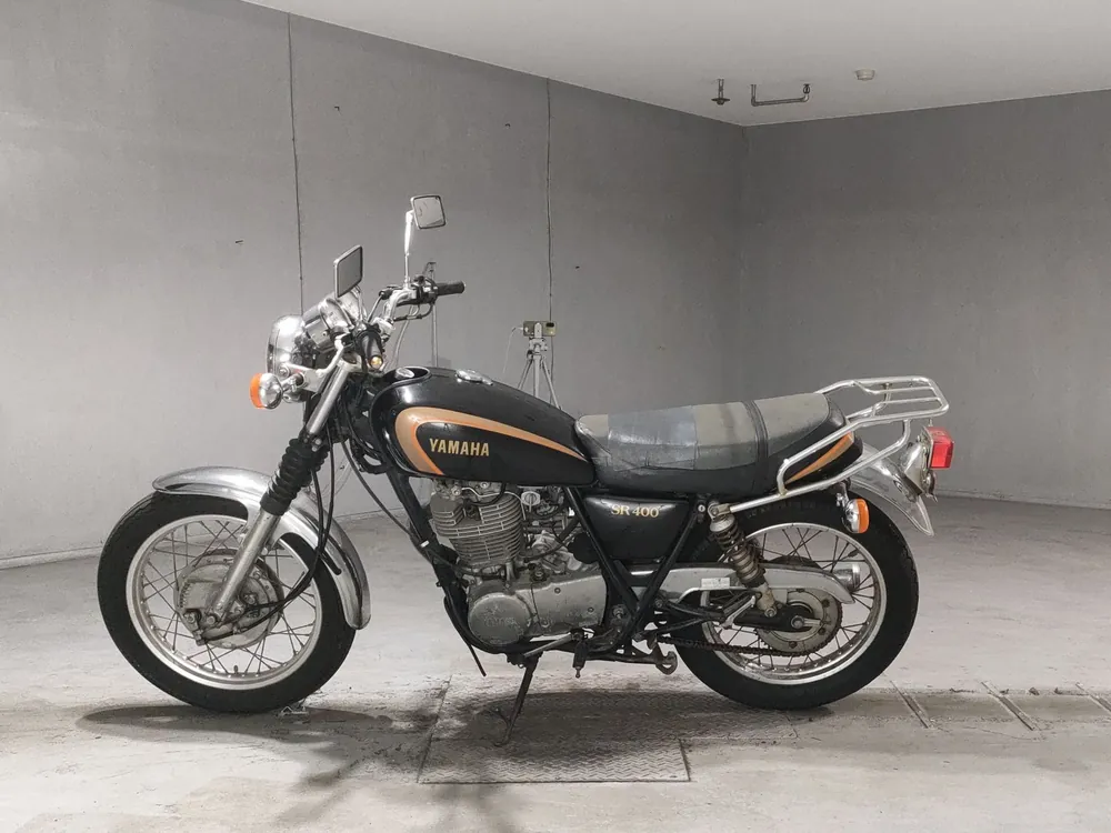Yamaha SR400 1998, чёрный, серый, фото 2