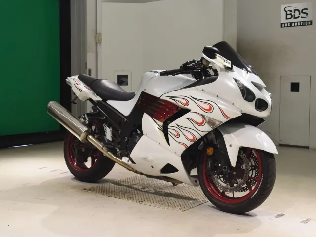 Kawasaki ZX-14 2008, white | red, фото 3