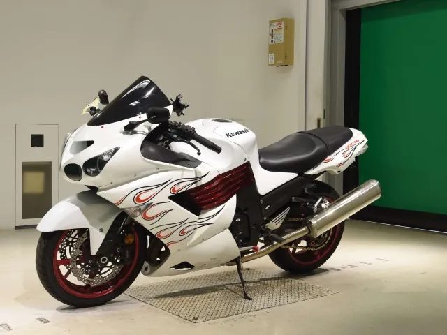 Kawasaki ZX-14 2008, white | red, фото 4