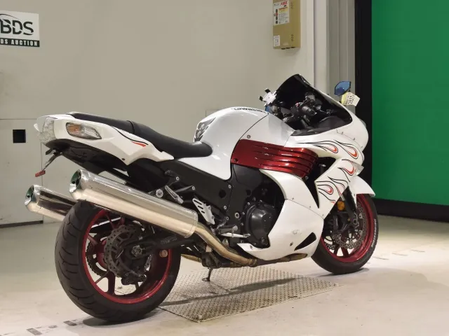 Kawasaki ZX-14 2008, white | red, фото 5