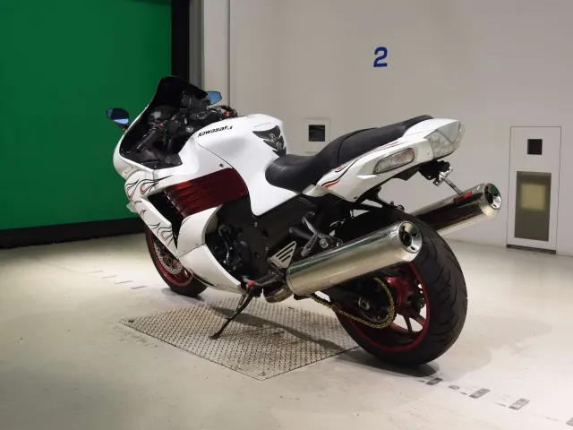 Kawasaki ZX-14 2008, white | red, фото 6