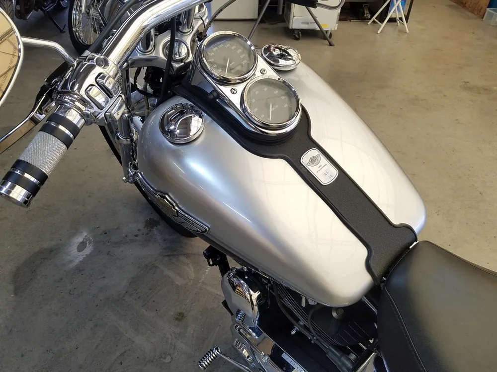 Harley-Davidson FXDL Dyna Low Rider 2002, чёрный, серебристый, фото 4