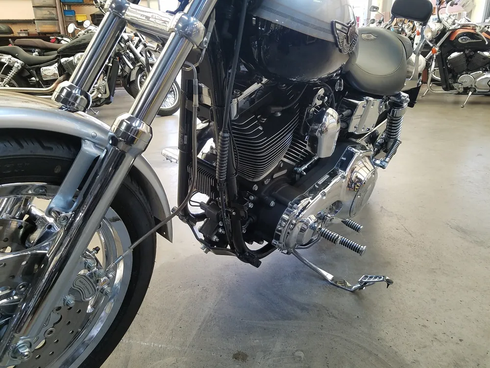 Harley-Davidson FXDL Dyna Low Rider 2002, чёрный, серебристый, фото 6