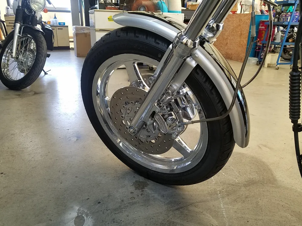 Harley-Davidson FXDL Dyna Low Rider 2002, чёрный, серебристый, фото 8