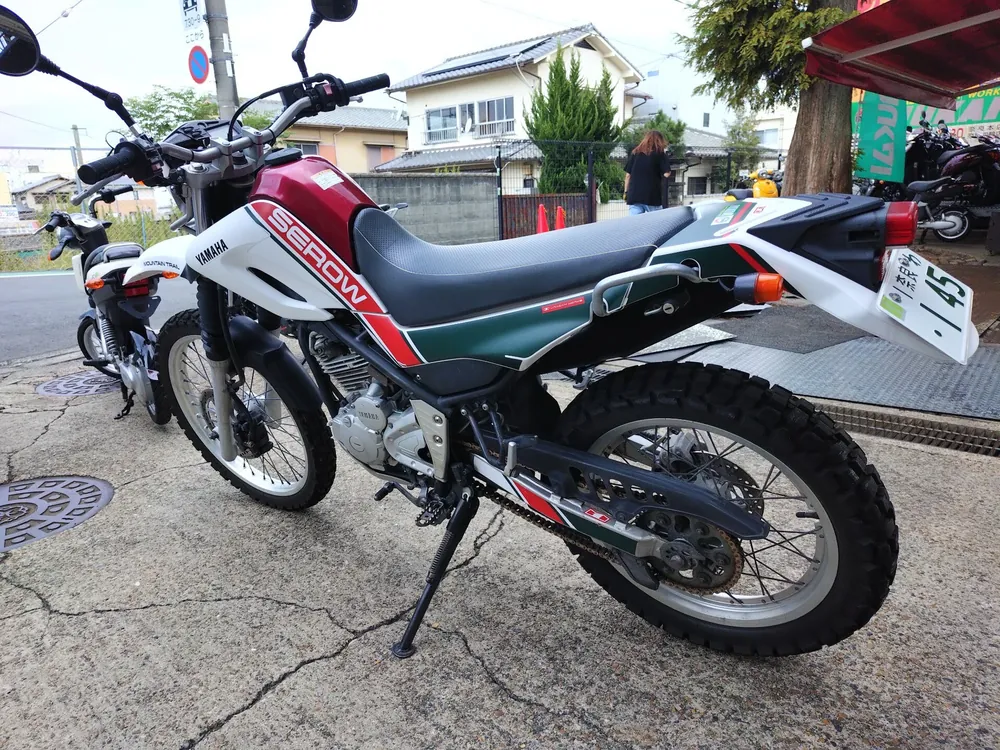 Yamaha Serow 250, white / red, фото 4
