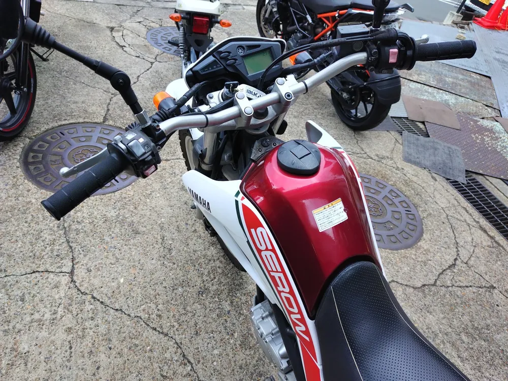 Yamaha Serow 250, white / red, фото 5