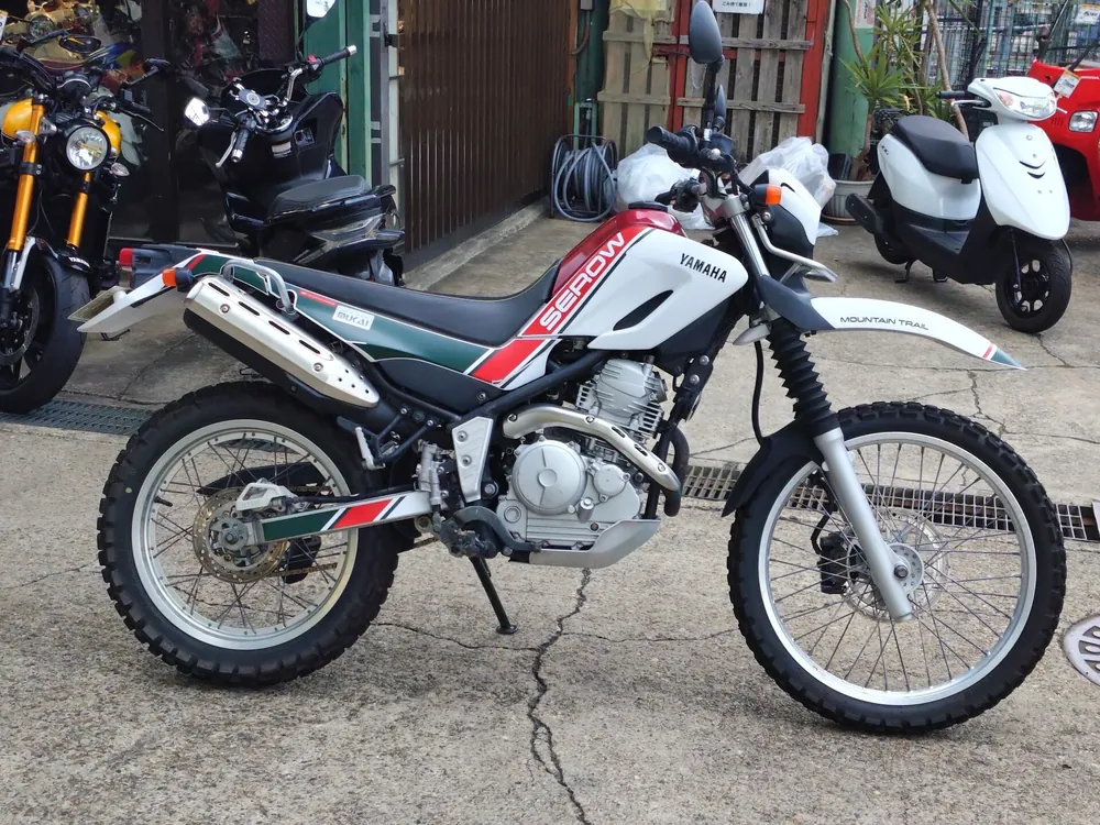 Yamaha Serow 250, white / red, фото 9