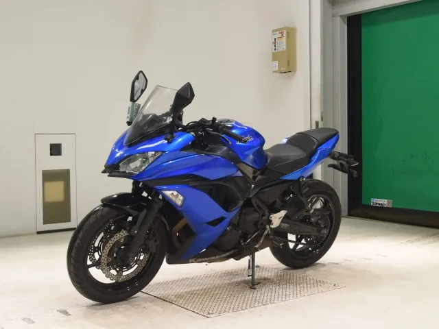 Kawasaki Ninja650A 2018, чёрный, синий, фото 4