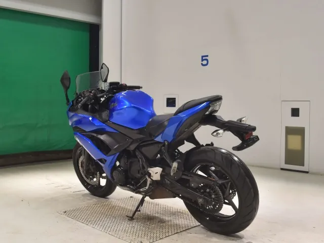 Kawasaki Ninja650A 2018, чёрный, синий, фото 6