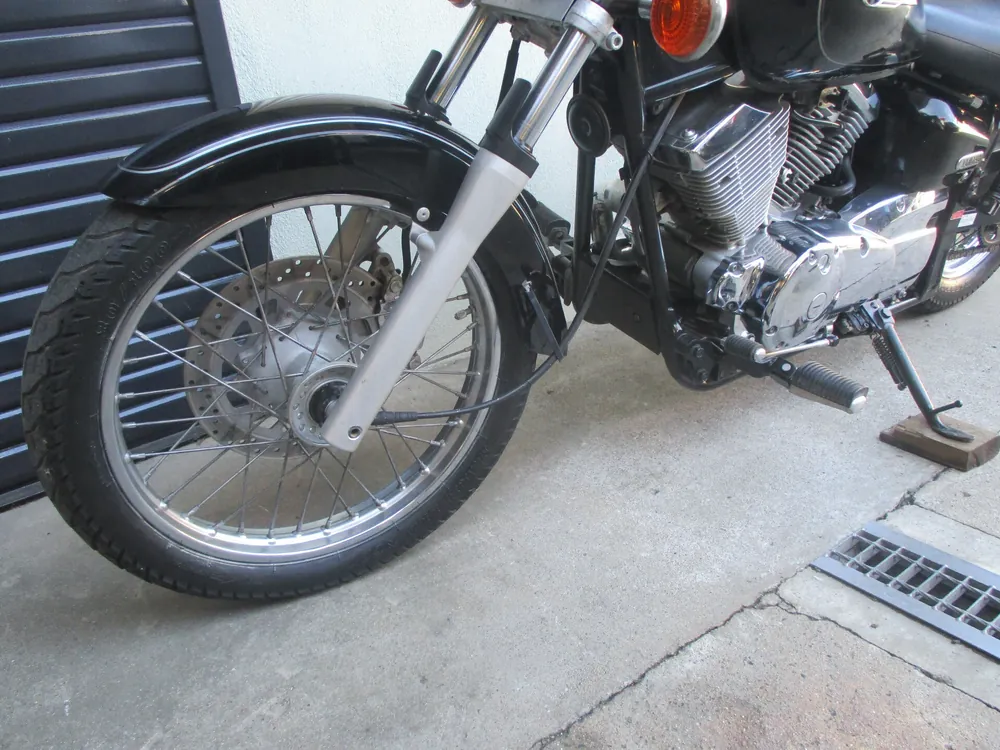 Yamaha Dragstar 250, чёрный, фото 7