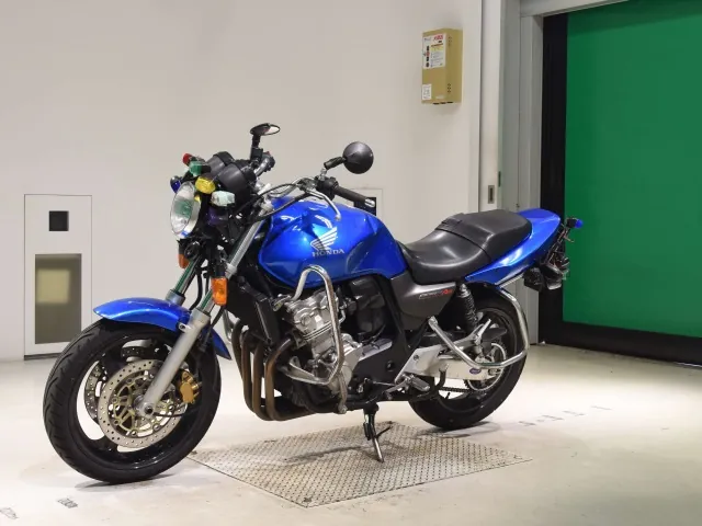 Honda CB400SB, синий, фото 4
