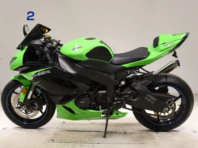 Kawasaki ZX-6R 2016, зелёный, фото 2