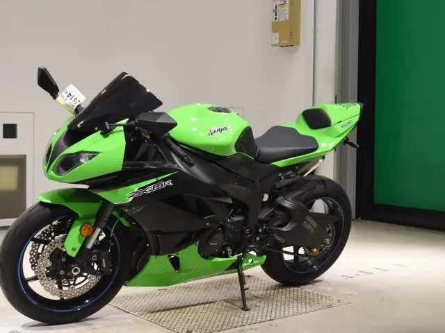 Kawasaki ZX-6R 2016, зелёный, фото 4