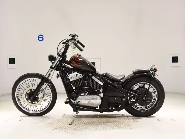 Kawasaki Vulcan 400 Classic, чёрный, фото 2