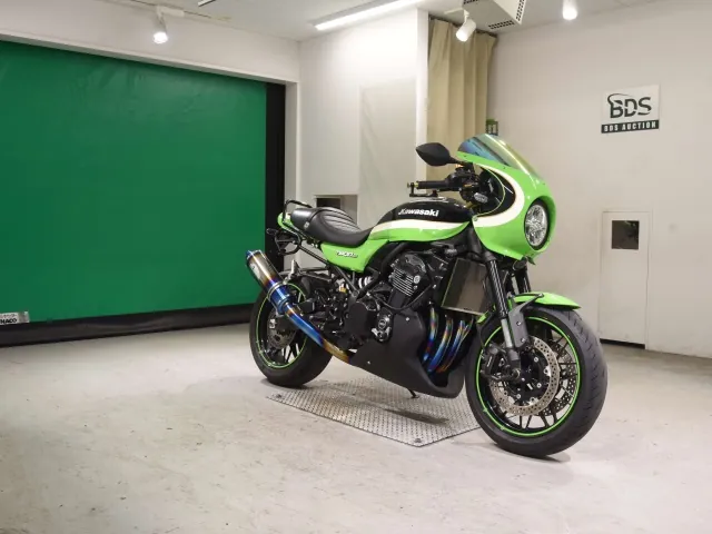 Kawasaki Z900RS 2019, чёрный, зелёный, фото 3