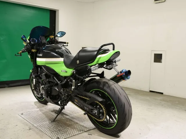 Kawasaki Z900RS 2019, чёрный, зелёный, фото 6