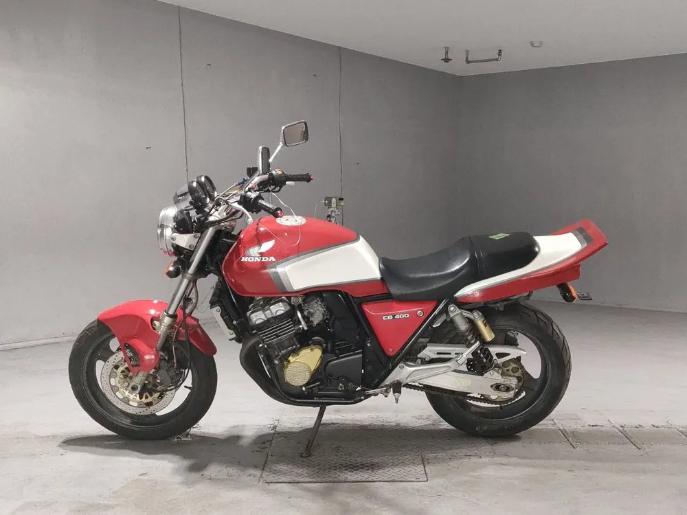 Honda CB400 1992, white / red, фото 2