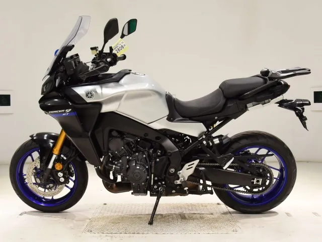 Yamaha Tracer 9 GT 2021, синий, серебристый, фото 2