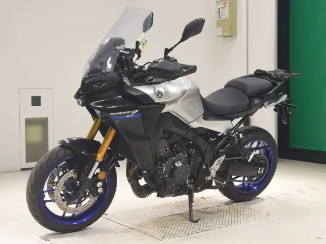 Yamaha Tracer 9 GT 2021, синий, серебристый, фото 4