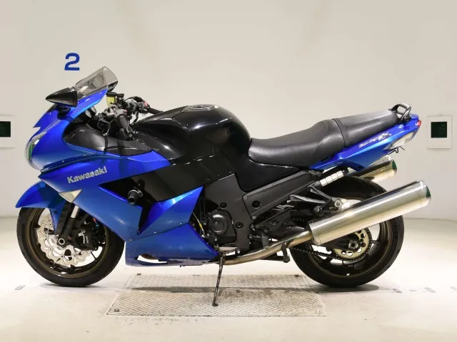 Kawasaki ZX-14 2006, black | blue, фото 2
